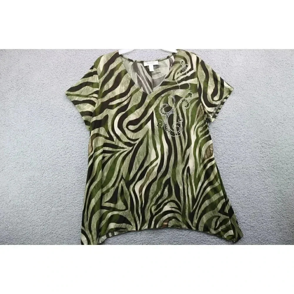 Women's Silky Tunic by Dressbarn-Size Large